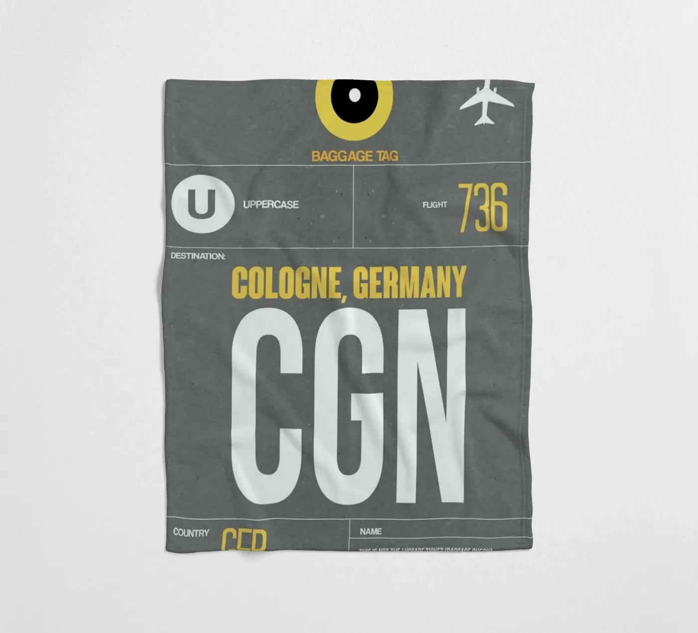 CGN - Cologne Fleecedecke von Naxart