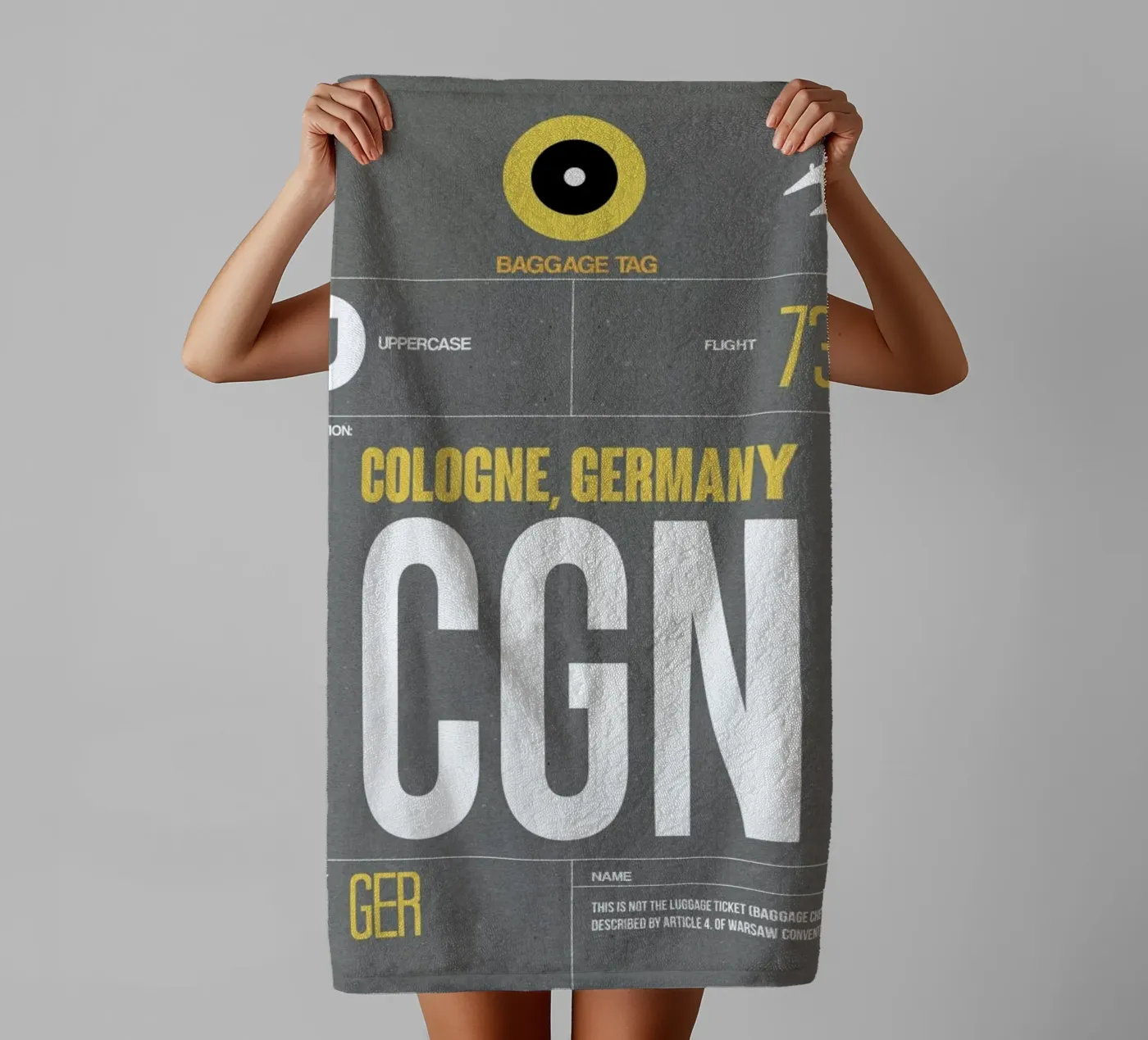 CGN - Cologne asciugamano da bagno da Naxart