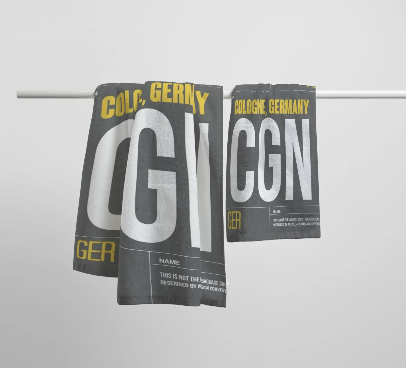 CGN - Cologne asciugamano da bagno da Naxart