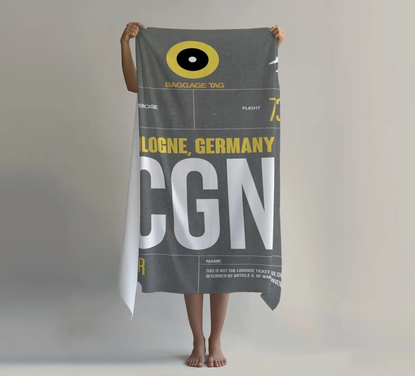 CGN - Cologne strandhanddoek van Naxart