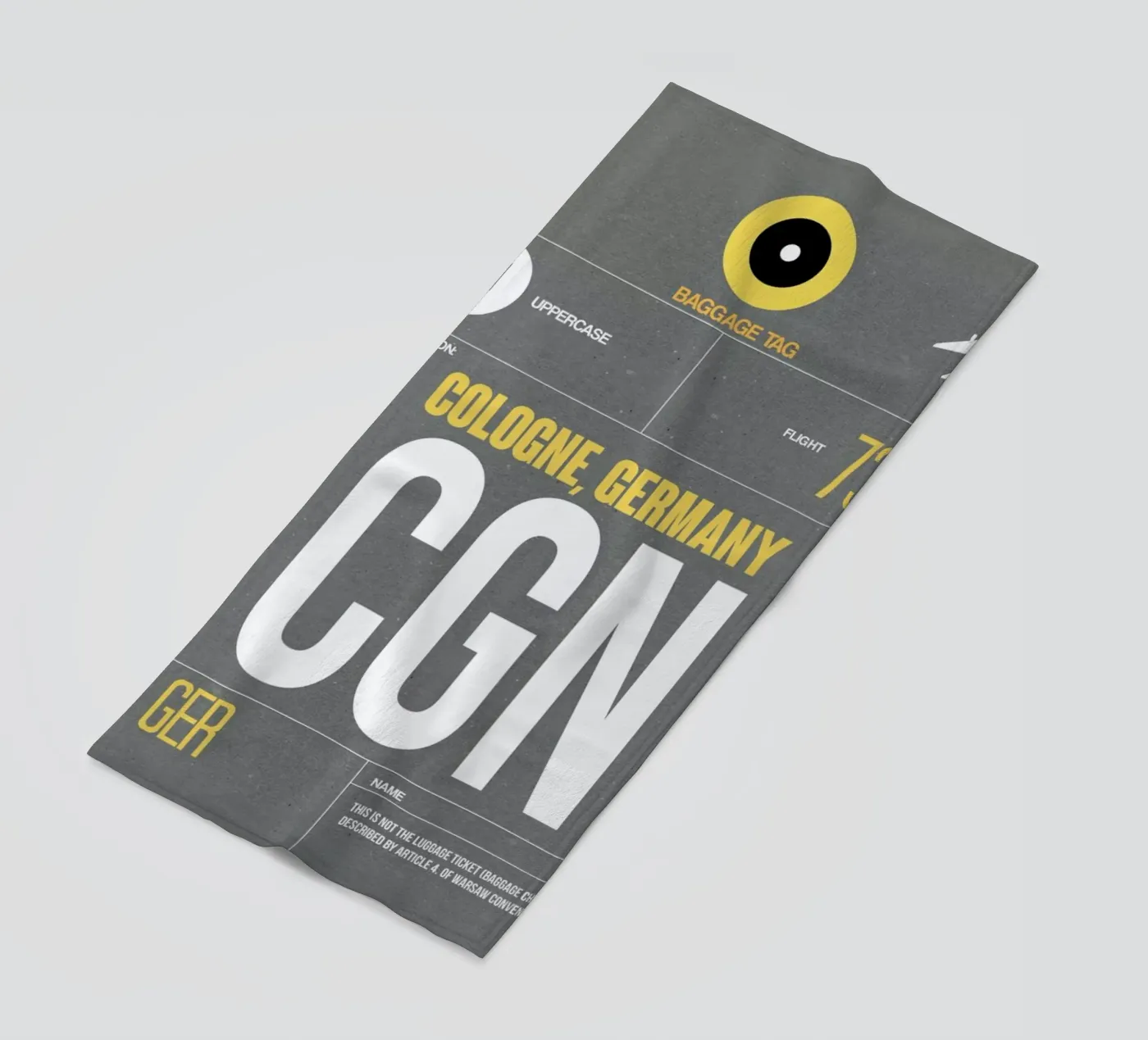 CGN - Cologne strandhanddoek van Naxart