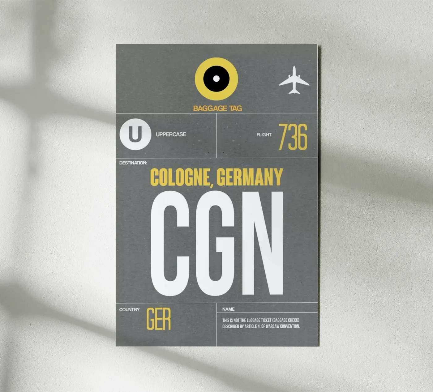 CGN - Cologne forex plate by Naxart