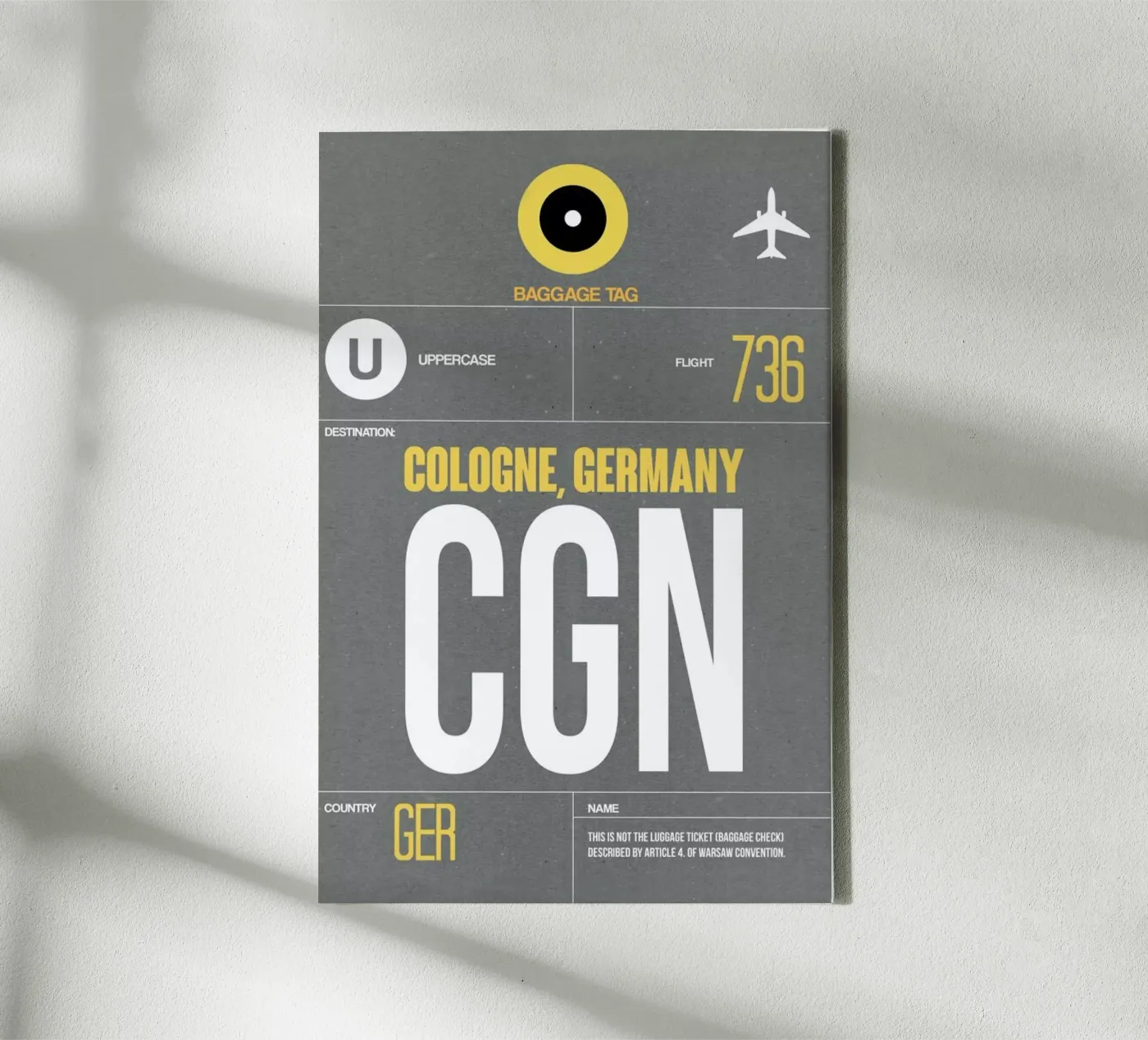 CGN - Cologne tela da Naxart