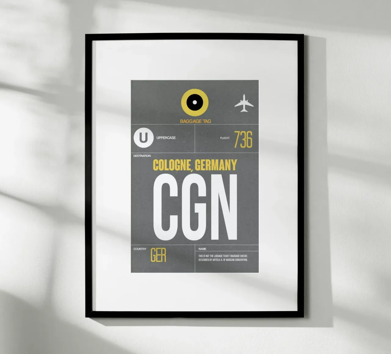 CGN - Cologne poster da Naxart