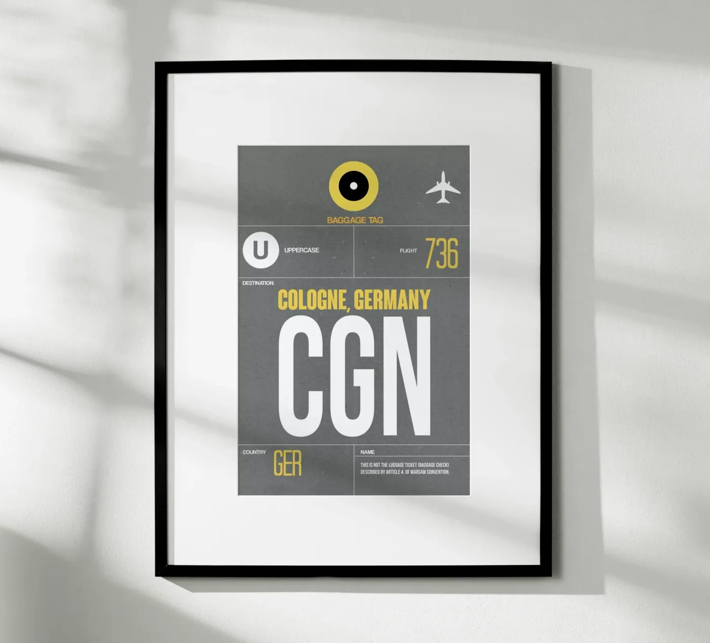 CGN - Cologne poster da Naxart