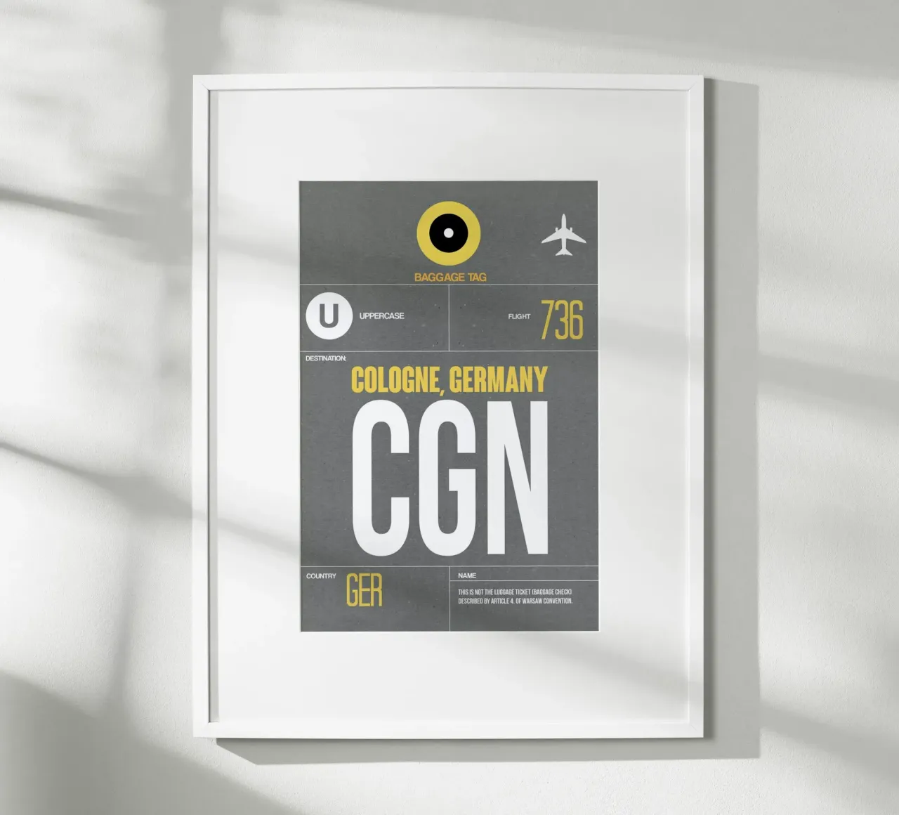 CGN - Cologne poster da Naxart