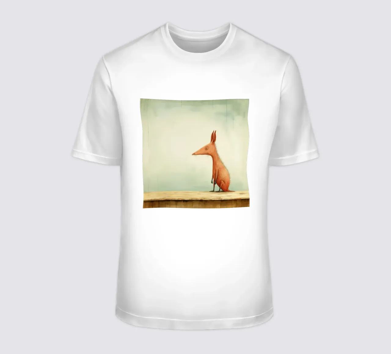Mínimo Aardvark 4 camiseta de Minimal Animal Art