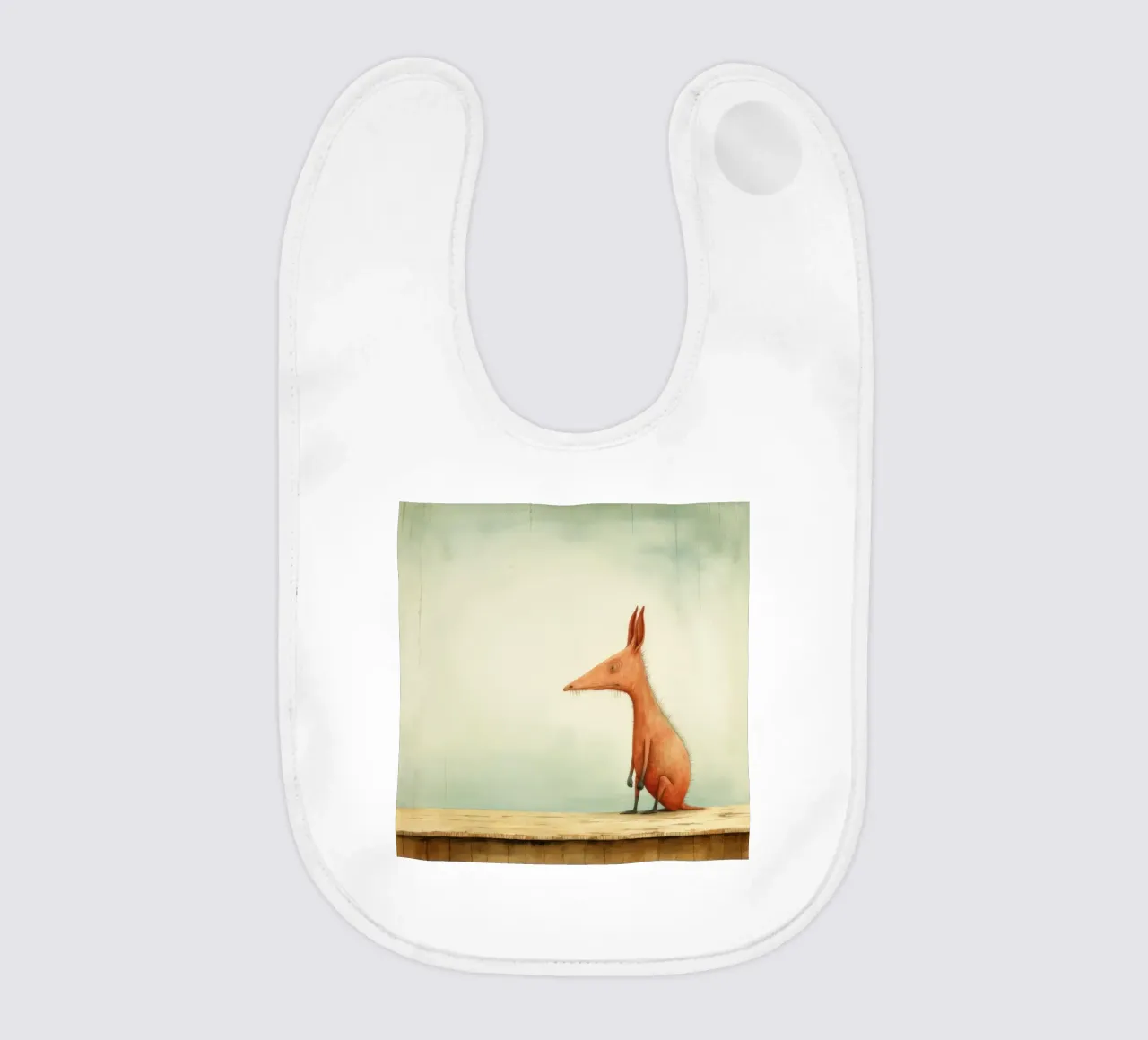 Minimal Aardvark 4 Babylätzchen von Minimal Animal Art