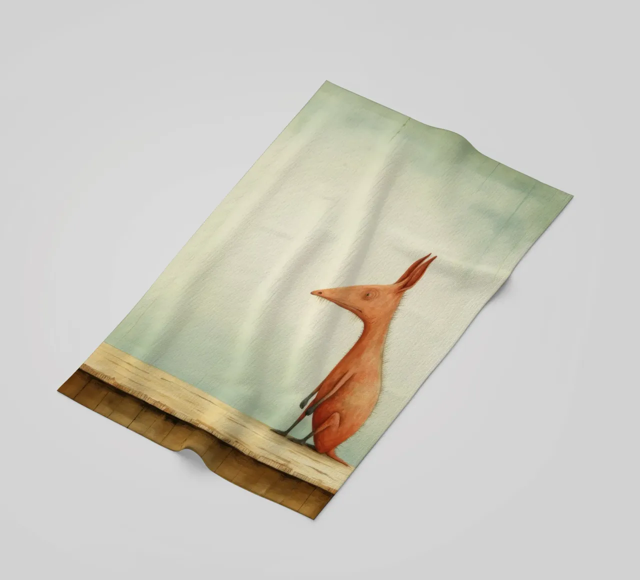 L'oritteropo minimale 4 telo mare da Minimal Animal Art