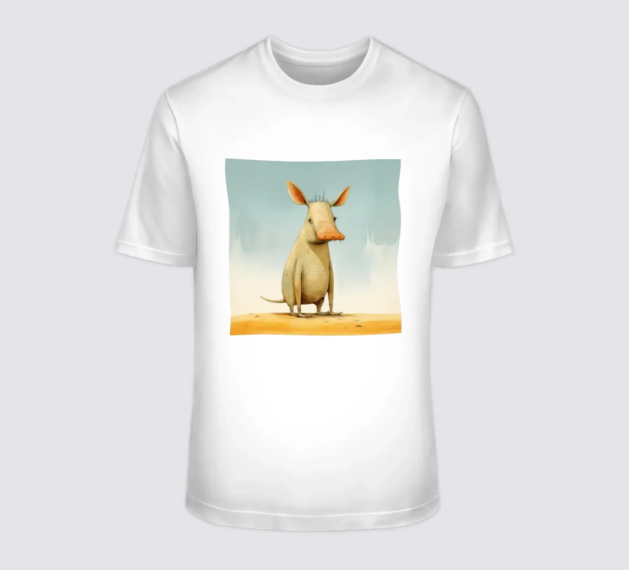 Mínimo Aardvark 1 camiseta de Minimal Animal Art