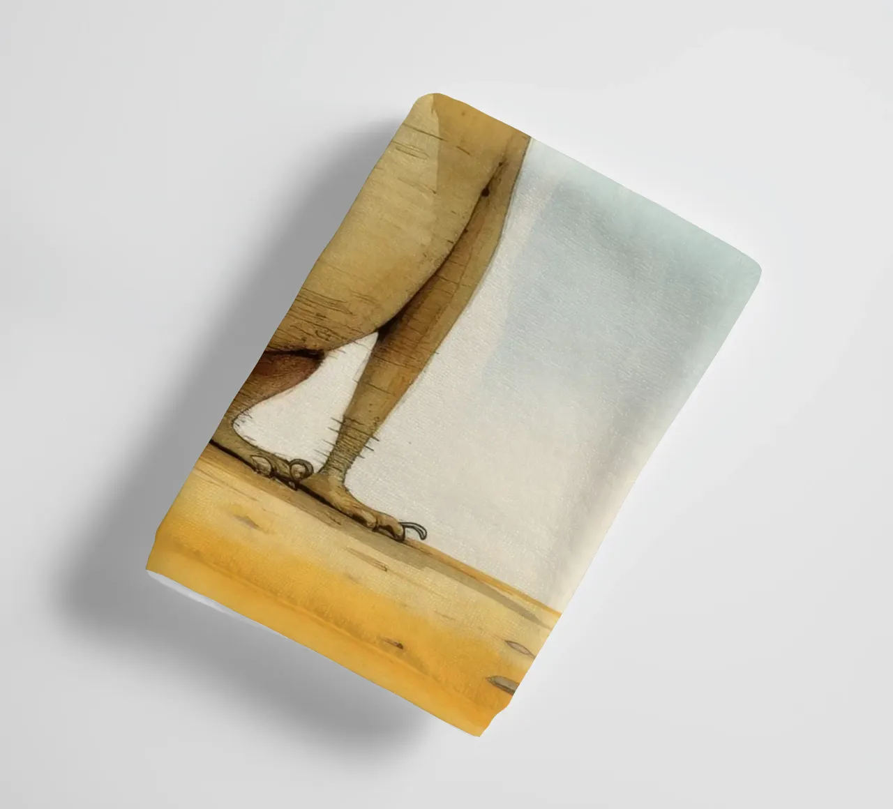 Minimal Aardvark 1 towel by Minimal Animal Art