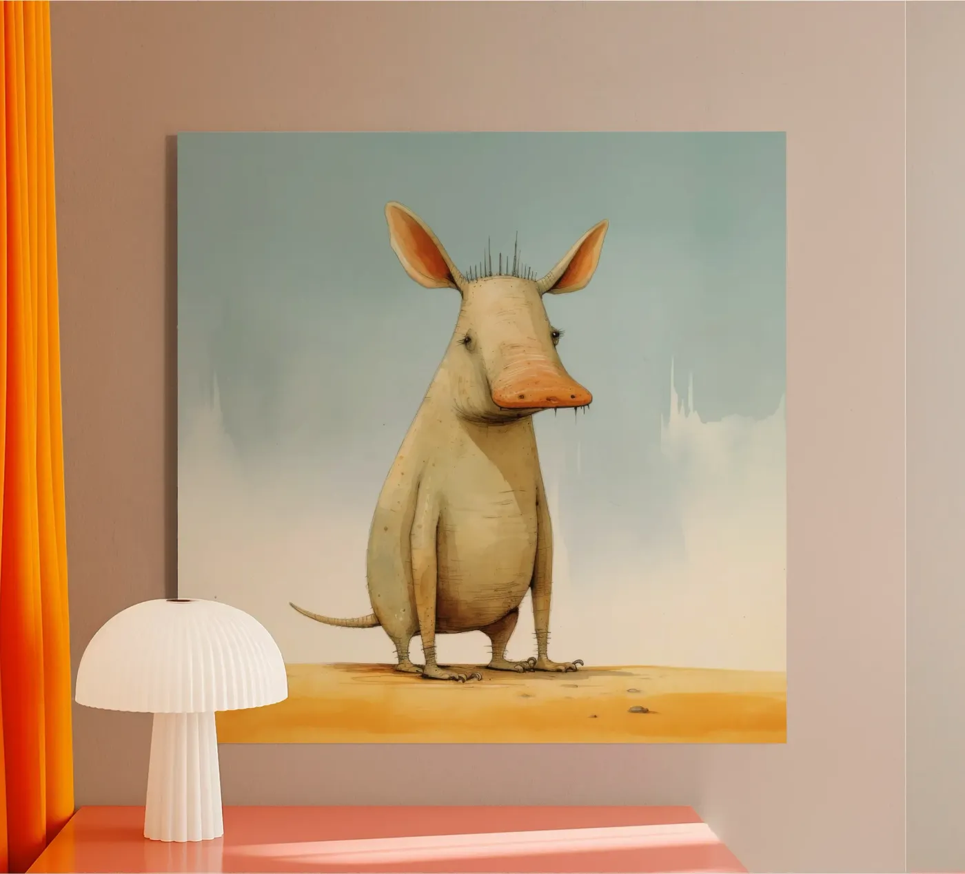 Minimal Aardvark plexiglas de Minimal Animal Art
