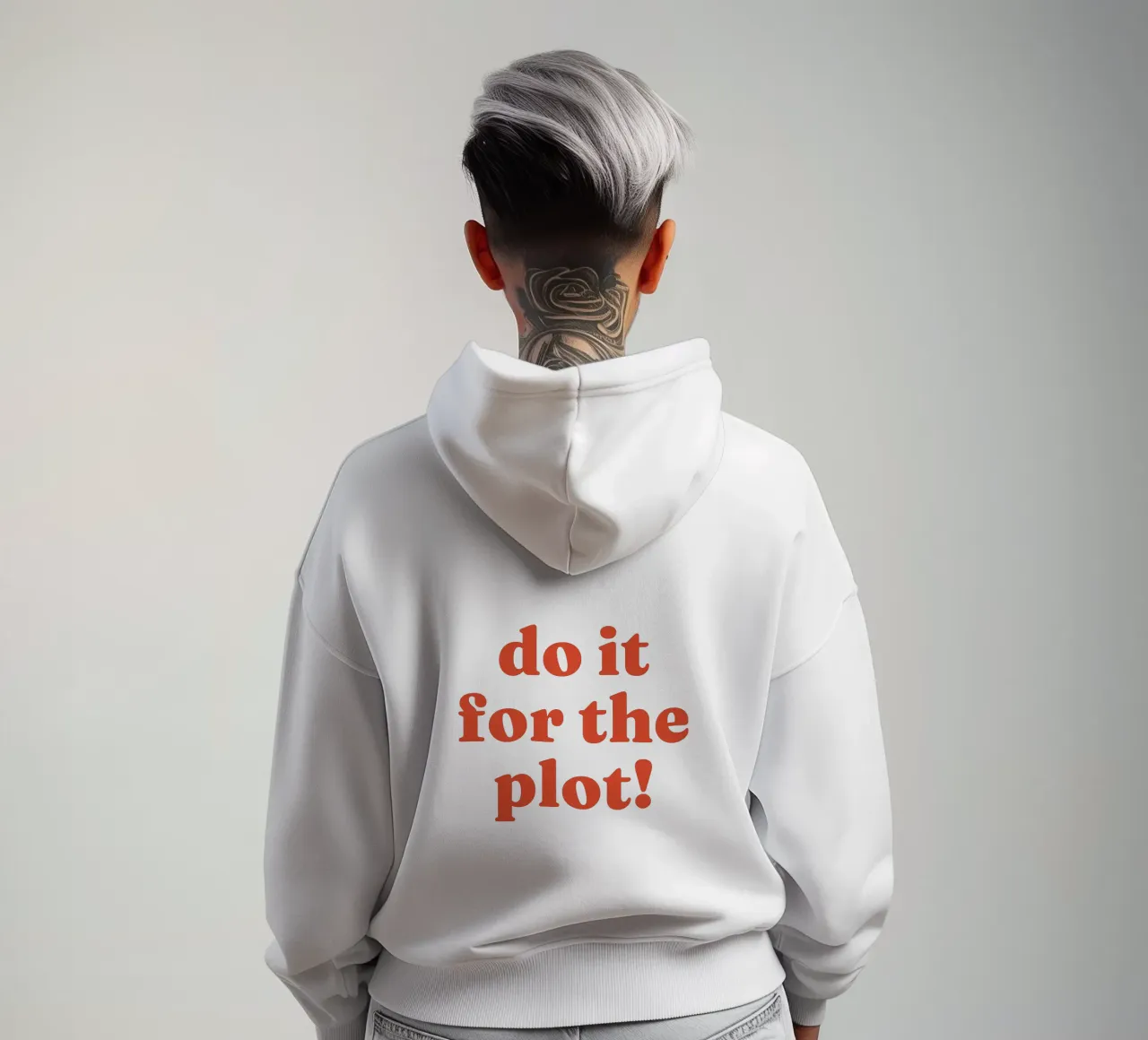 Do it for the plot felpa con cappuccio da lucky club