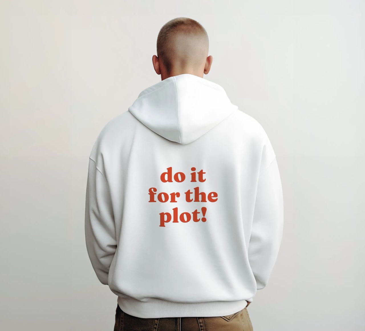 Do it for the plot felpa con cappuccio da lucky club