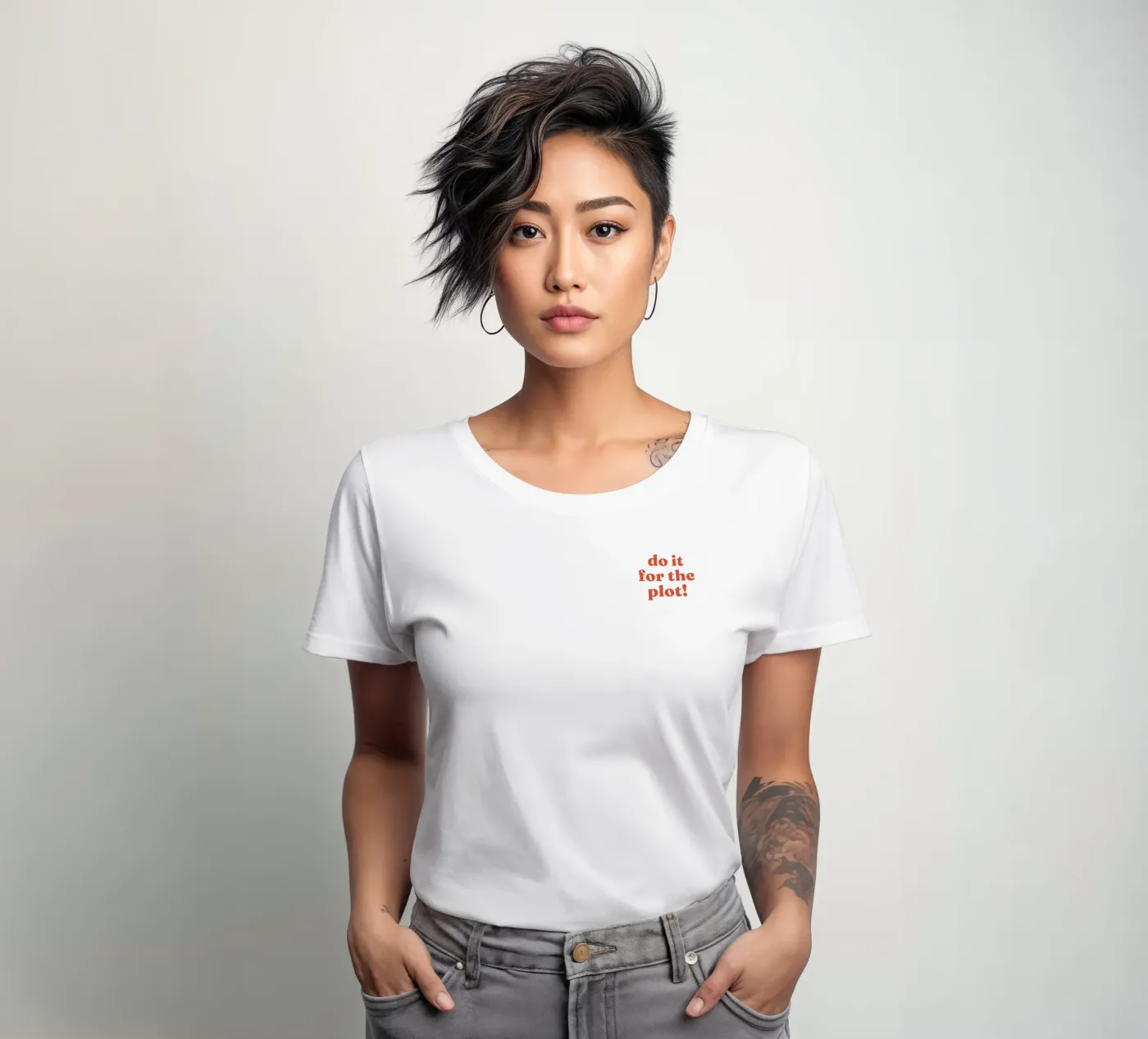 Do it for the plot t-shirt da donna da lucky club
