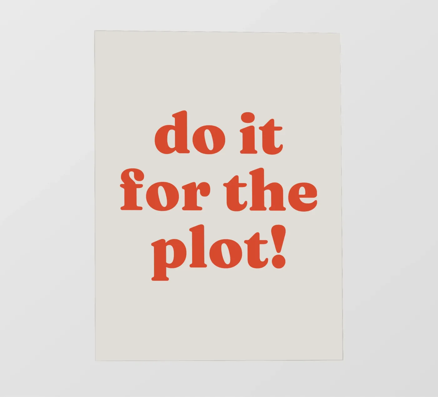 Do it for the plot telo in pvc da lucky club