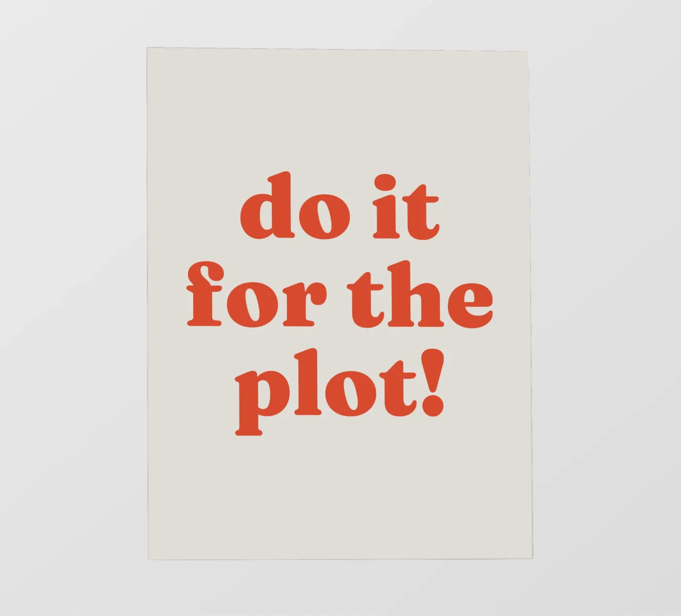 Do it for the plot PVC Plane von lucky club