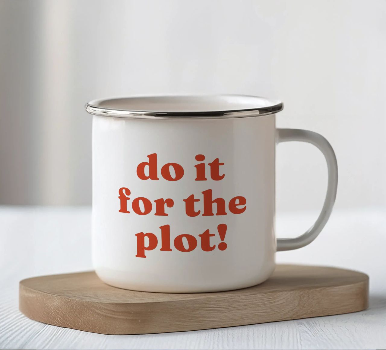Do it for the plot tazza in smalto da lucky club