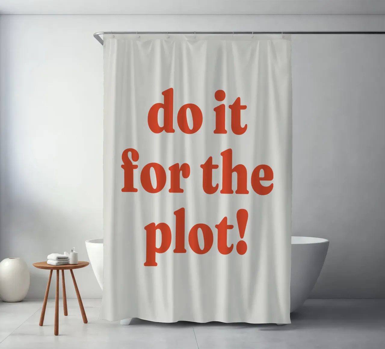 Do it for the plot Duschvorhang von lucky club