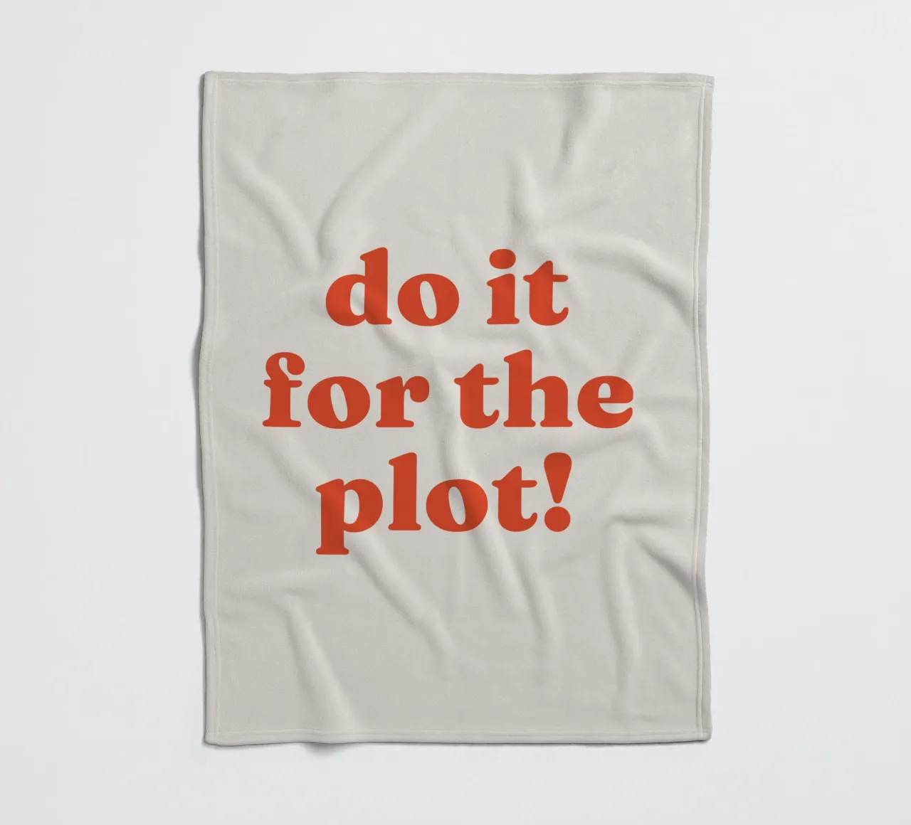 Do it for the plot fleecedeken van lucky club