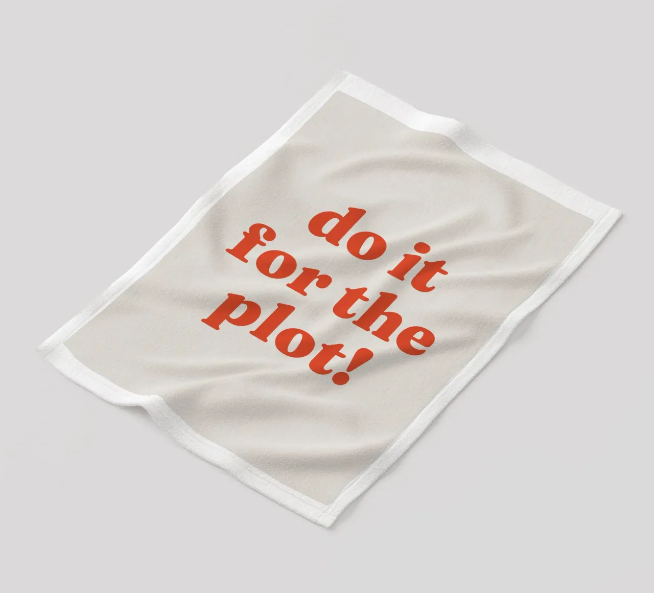 Do it for the plot plaid polaire de lucky club