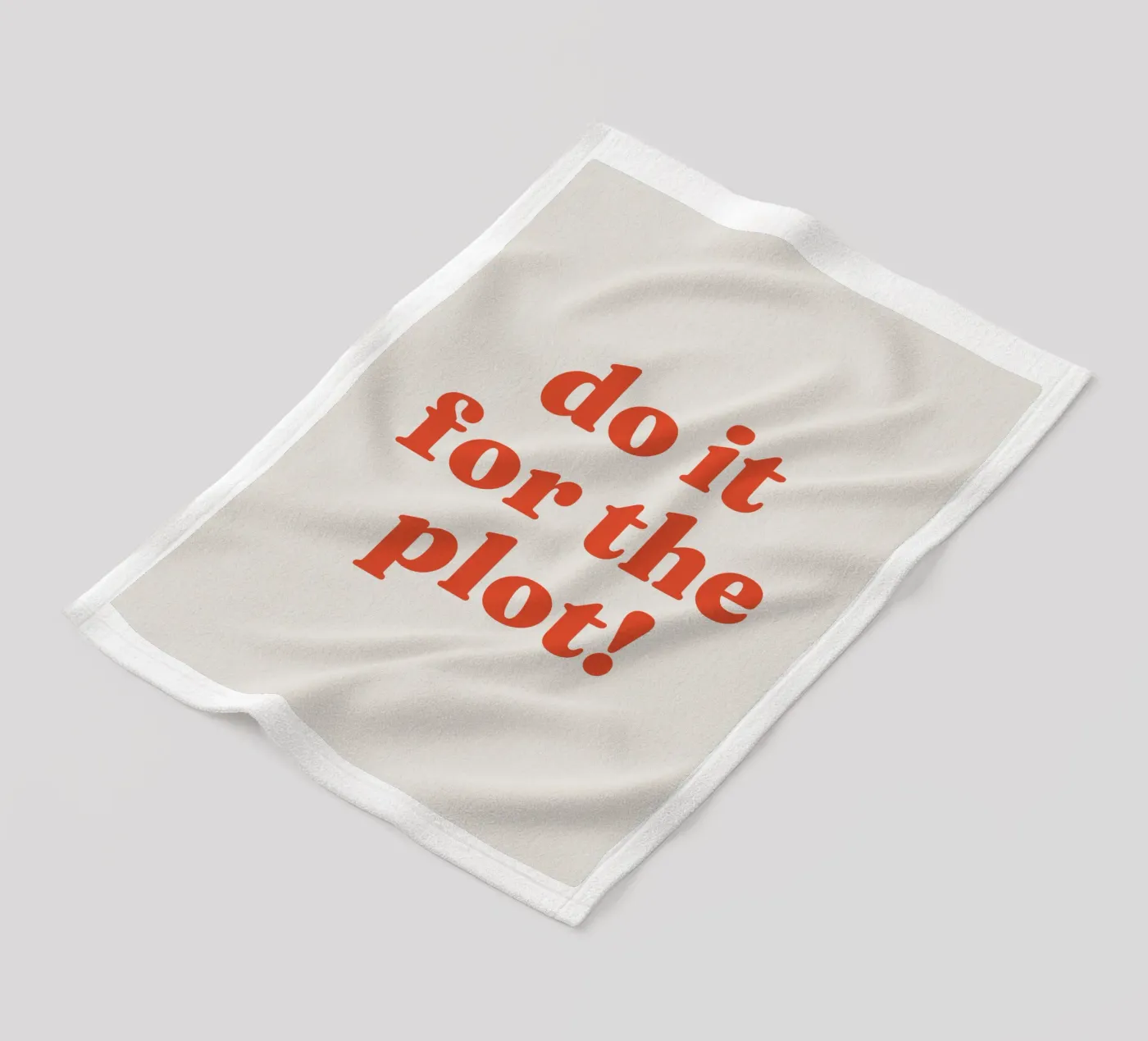 Do it for the plot Fleecedecke von lucky club