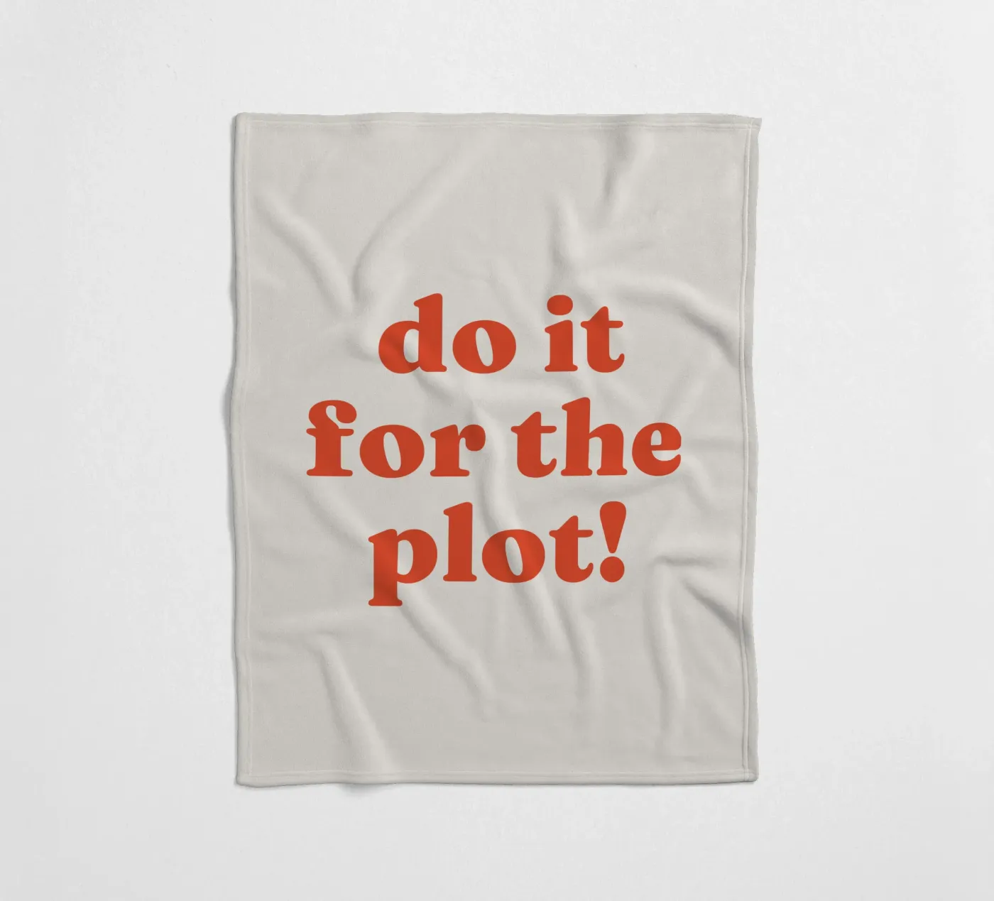 Do it for the plot Fleecedecke von lucky club