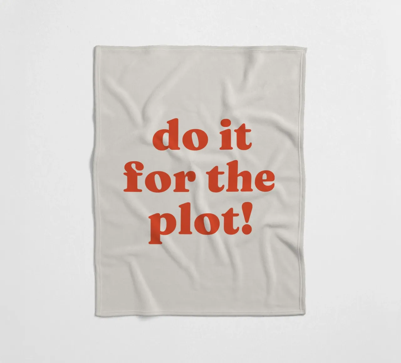 Do it for the plot coperta in pile da lucky club