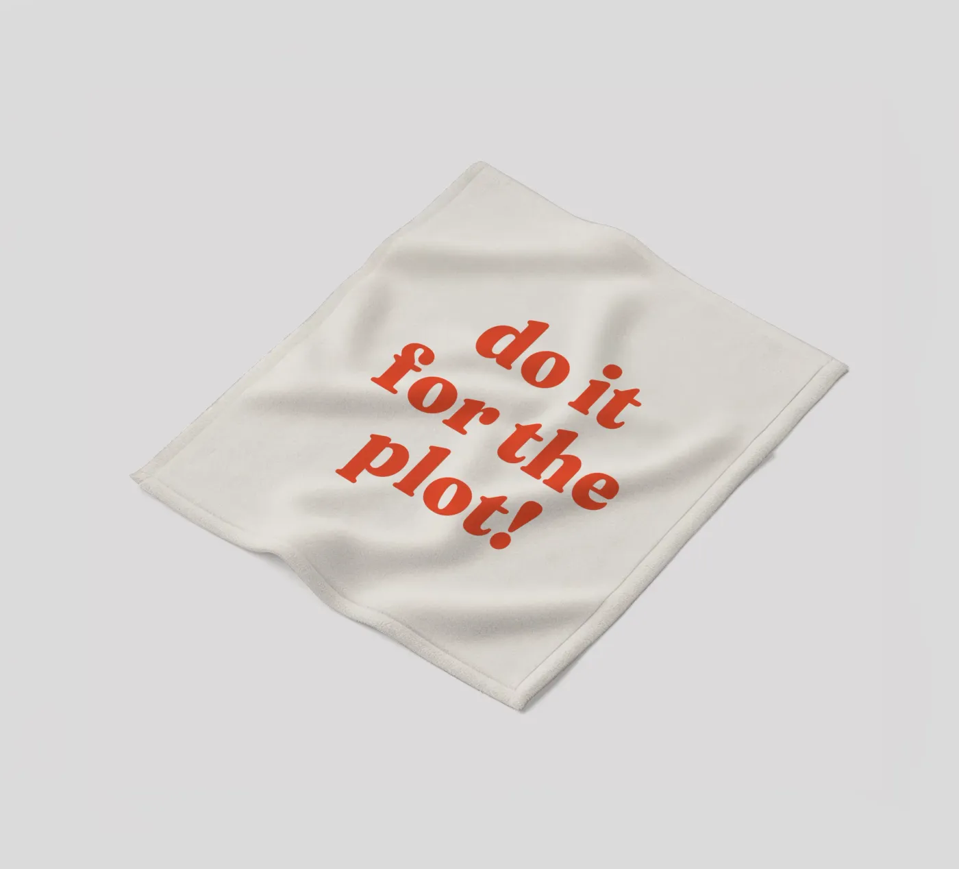 Do it for the plot Fleecedecke von lucky club