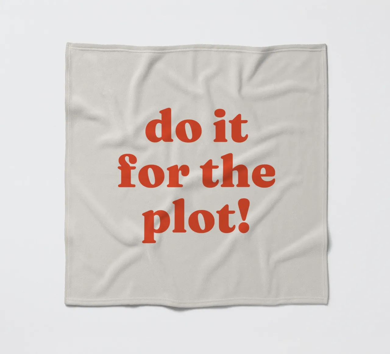 Do it for the plot fleecedeken van lucky club