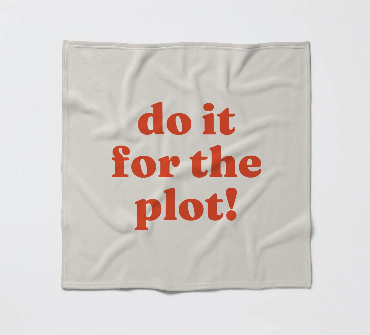 Do it for the plot Fleecedecke von lucky club