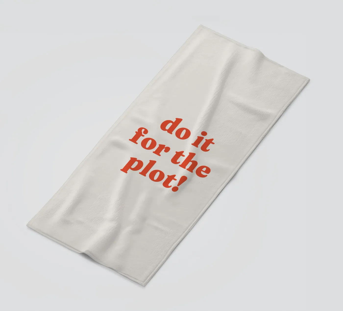 Do it for the plot strandhanddoek van lucky club