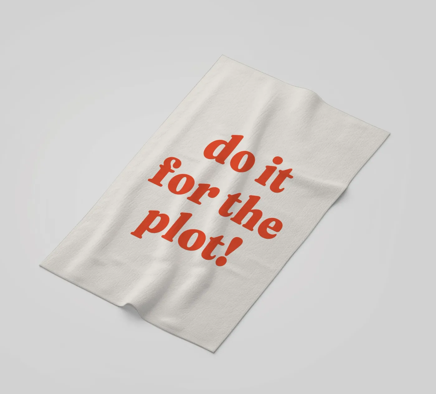 Do it for the plot strandhanddoek van lucky club
