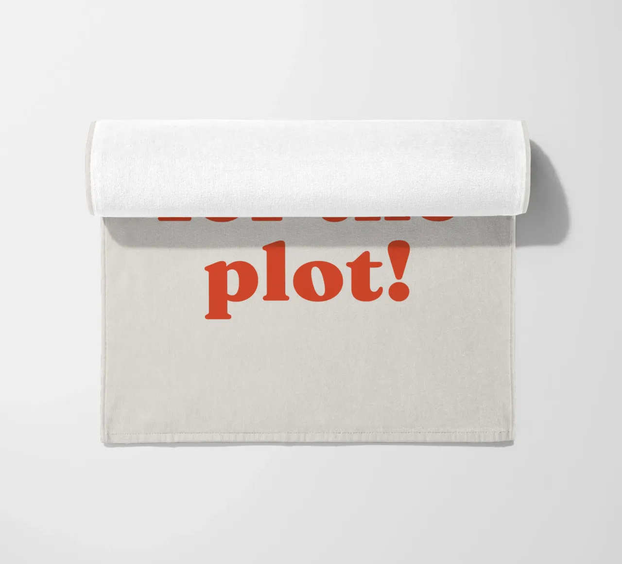 Do it for the plot beach towel by lucky club