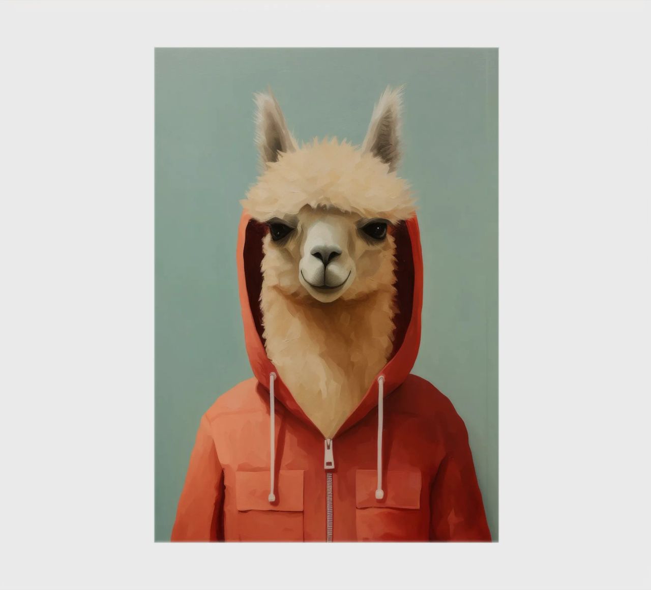 Minimal Alpaca 2 notebook by Minimal Animal Art