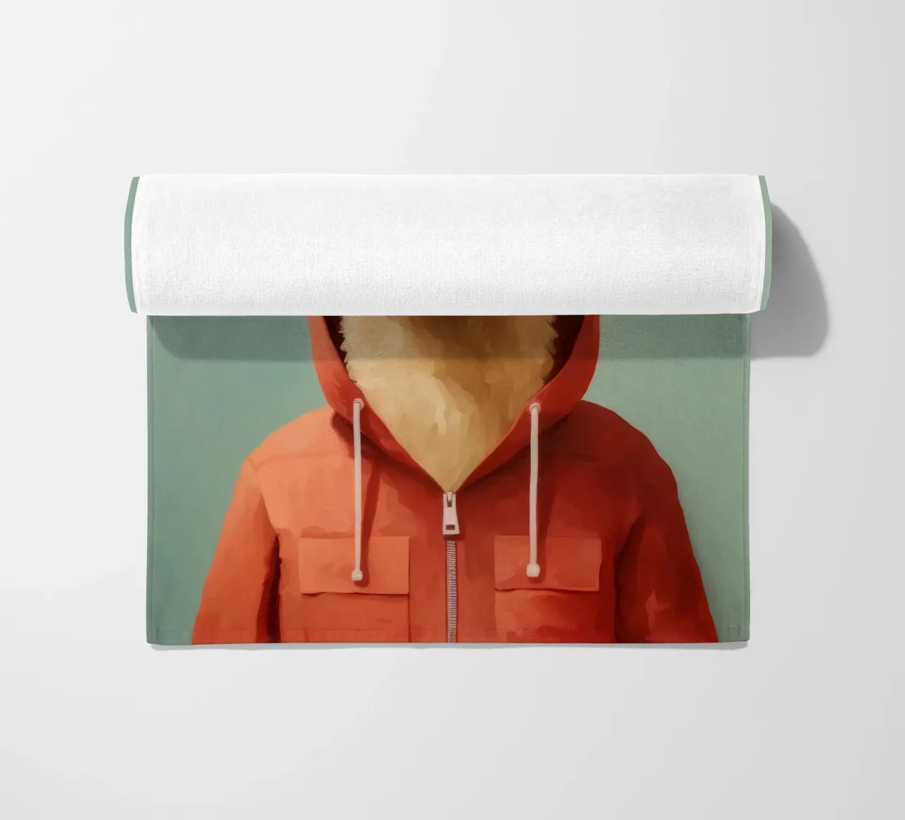 Alpaca minimo telo mare da Minimal Animal Art