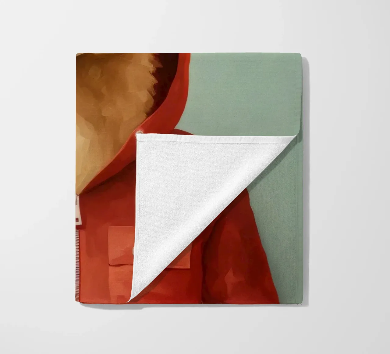 Alpaca minimo telo mare da Minimal Animal Art