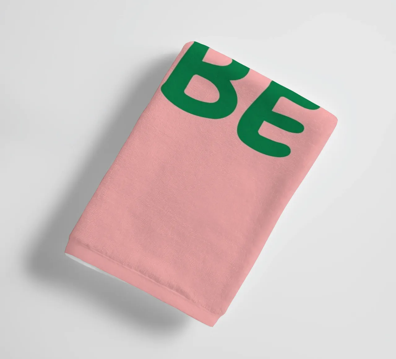 Boss Babe | Pink & Green Typography Art Print asciugamano da bagno da PrintCessStudio
