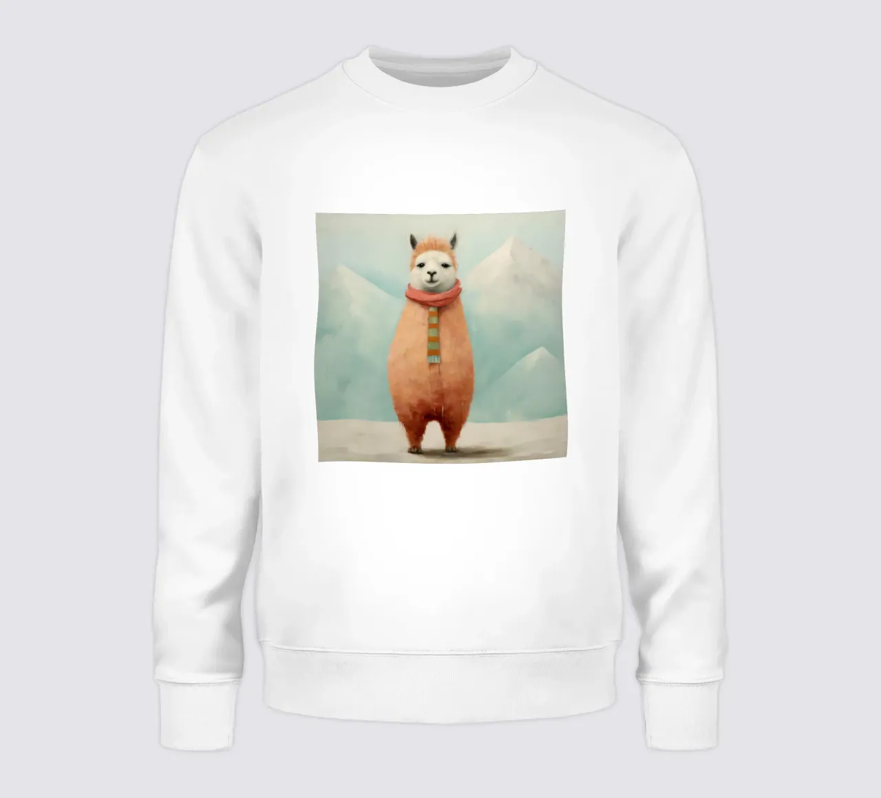 Alpaca minimale 3 felpa da Minimal Animal Art