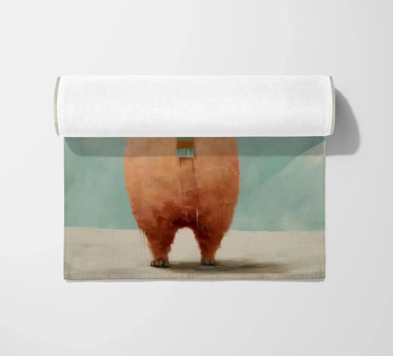 Alpaca minimale 3 telo mare da Minimal Animal Art