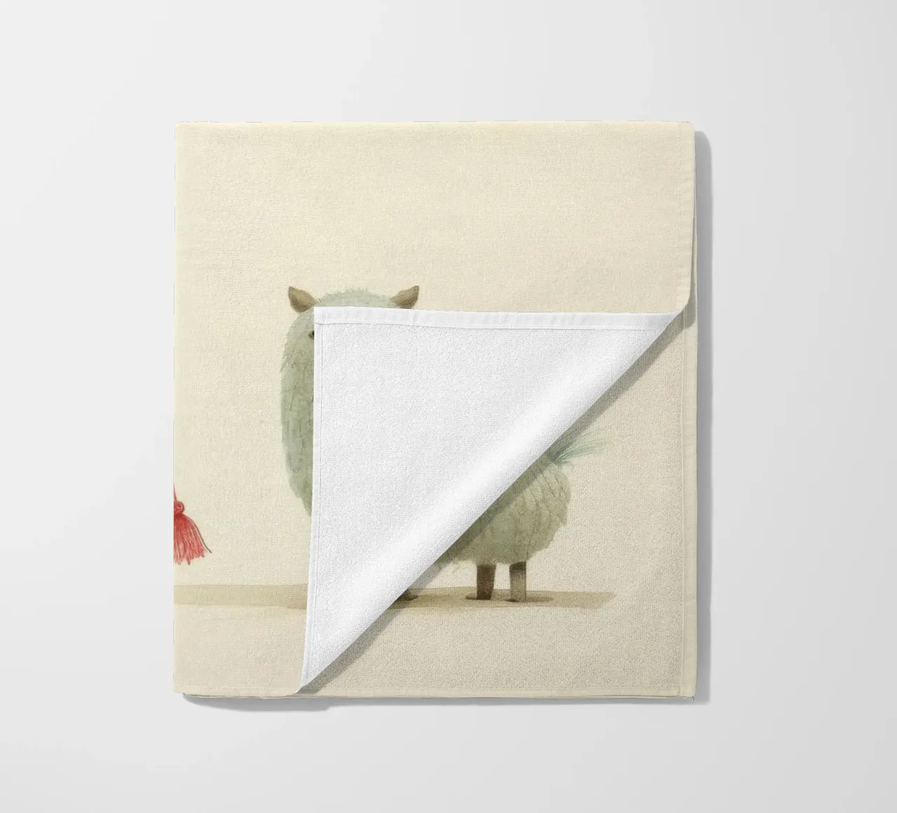 Alpaca minimale 4 telo mare da Minimal Animal Art