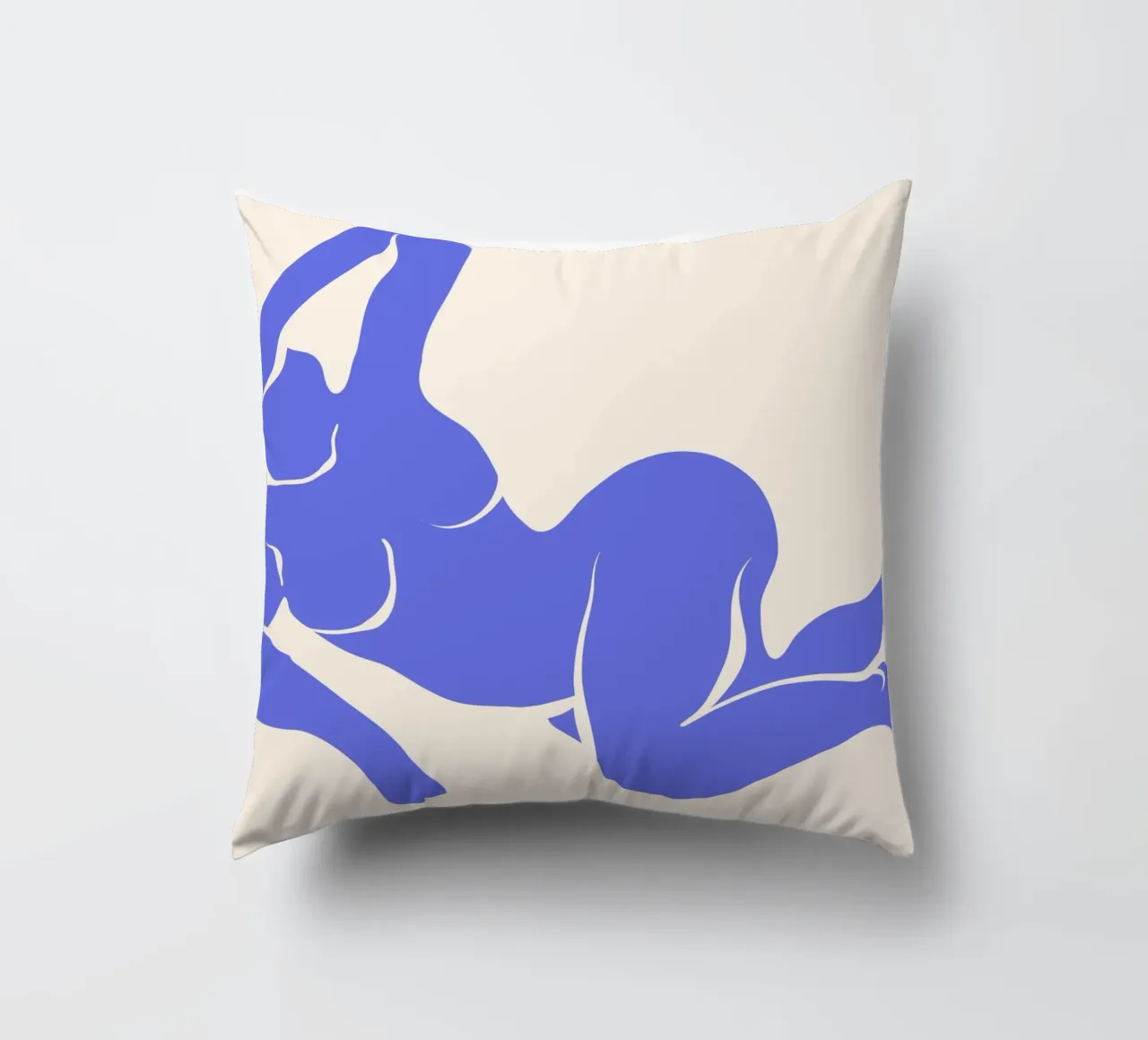 La Femme | Matisse-Inspired Abstract Art Print cuscino da PrintCessStudio