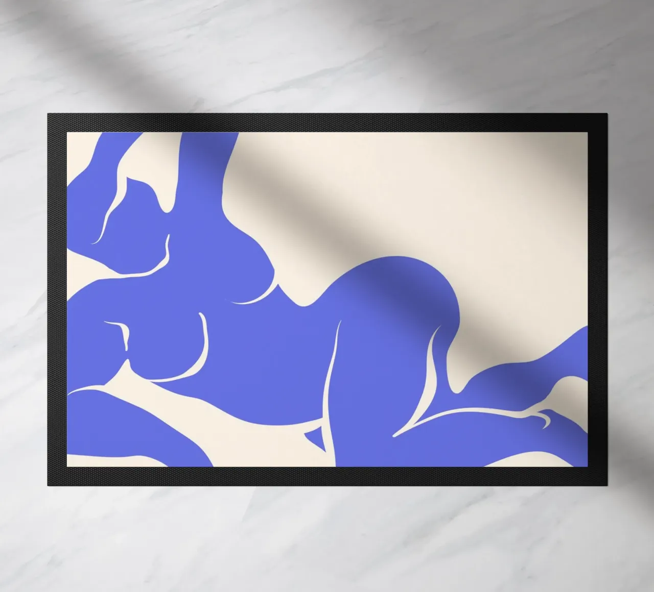 La Femme | Matisse-Inspired Abstract Art Print zerbino da PrintCessStudio