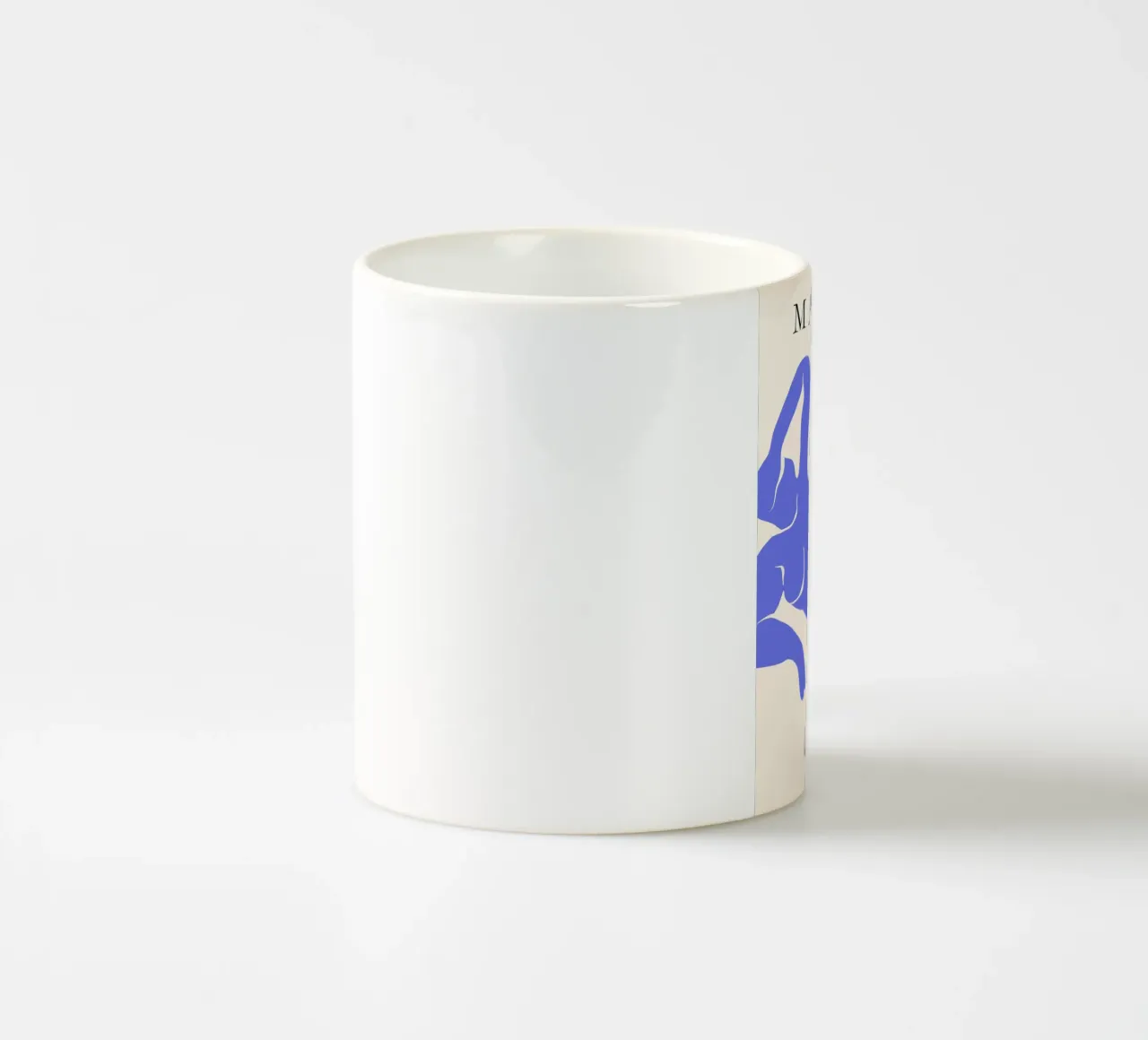 La Femme | Matisse-Inspired Abstract Art Print tazza in ceramica da PrintCessStudio