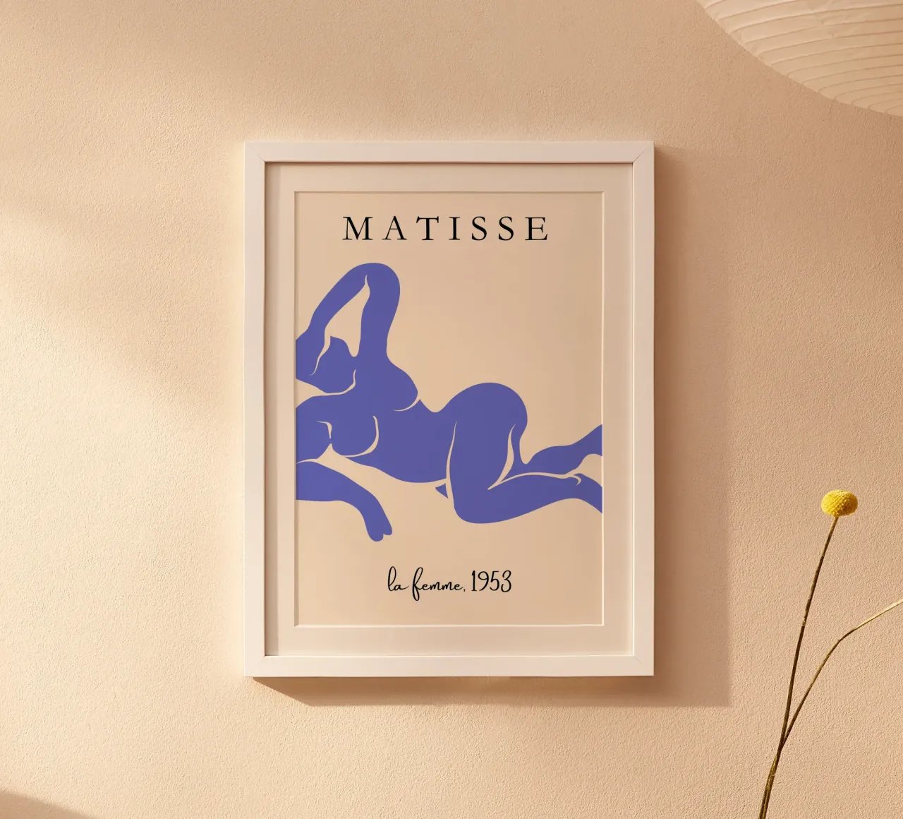 La Femme | Matisse-Inspired Abstract Art Print carta hahnemühle da PrintCessStudio