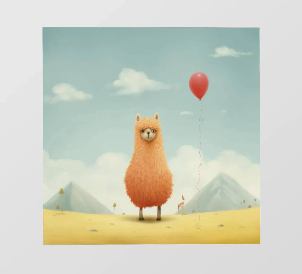 Alpaca minimale 1 telo in pvc da Minimal Animal Art