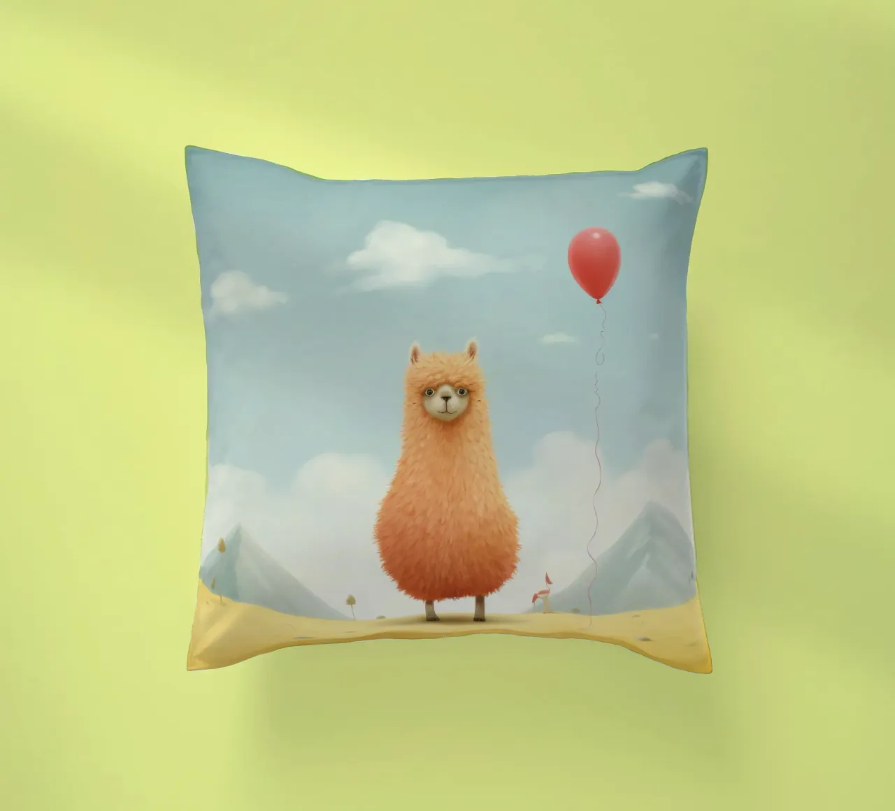 Alpaca minimale 1 cuscino da Minimal Animal Art