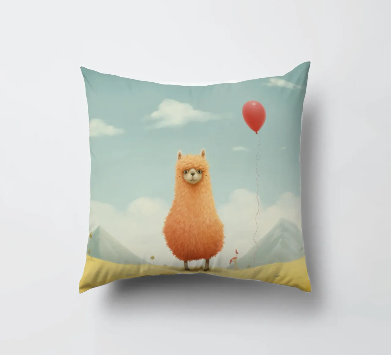Alpaca minimale 1 cuscino da Minimal Animal Art