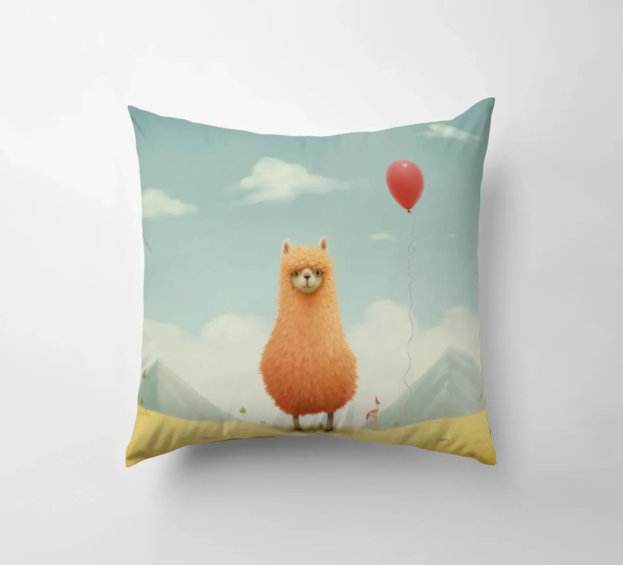Alpaca minimale 1 cuscino da Minimal Animal Art