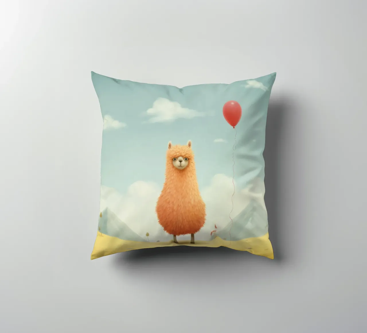 Alpaca minimale 1 cuscino da Minimal Animal Art